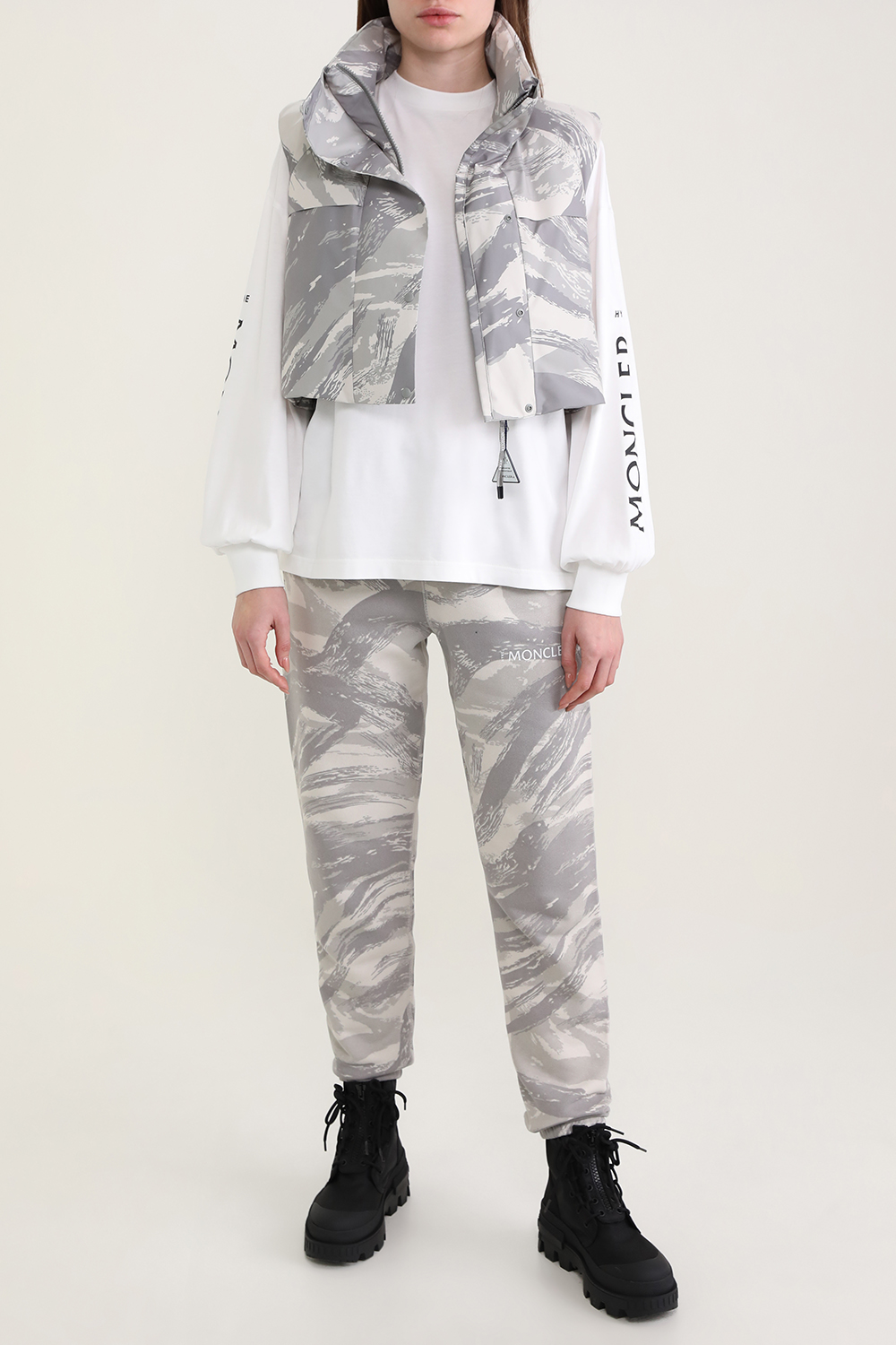 מונקלר X הייק מכנסי טרנינג ארוכים מכותנה